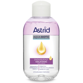 Astrid Aqua Biotic dvoufázový odličovač očí a rtů 125 ml