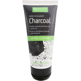 Beauty Formulas Charcoal Detox Aktivní uhlí čisticí detoxikační emulze 150 ml