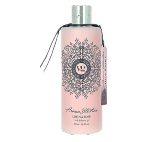 Vivian Gray Aroma Selection Lotus & Rose luxusní krémový sprchový gel 500 ml