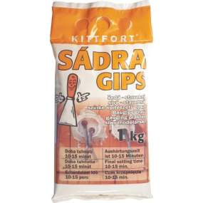 Kittfort Sádra Gips šedá - stavební 1 kg