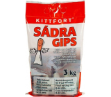 Kittfort Sádra Gips bílá - modelářská 3 kg