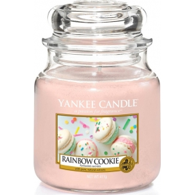 Yankee Candle Rainbow Cookie - Duhové makronky vonná svíčka Classic střední sklo 411 g