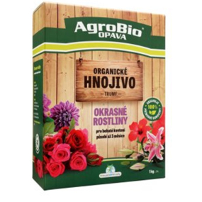 AgroBio Trumf Okrasné rostliny přírodní granulované organické hnojivo 1 kg