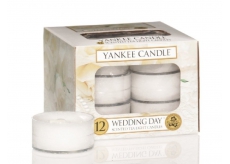 Yankee Candle Wedding Day - Svatební den vonná čajová svíčka 9,8 g 12 kusů