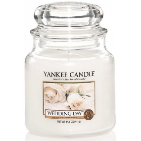 Yankee Candle Wedding Day - Svatební den vonná svíčka Classic střední sklo 411 g