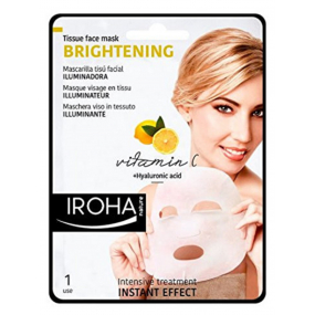 Iroha Brightening Rozjasňující látková maska s vitamínem C a kyselinou hyaluronovou 23 g