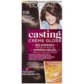 Loreal Paris Casting Creme Gloss barva na vlasy 518 Oříškové mochaccino
