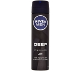 Nivea Men Deep 48 hodinová ochrana proti pocení antiperspirant deodorant sprej pro muže 150 ml
