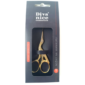 Diva & Nice Nůžky na manikúru ozdobné 9 x 4 cm