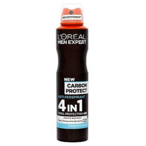 Loreal Paris Men Expert Carbon Protect 4v1 antiperspirant deodorant sprej 150 ml