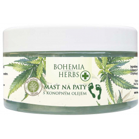 Bohemia Gifts Herbs Cannabis mast na paty s konopným olejem 100 ml
