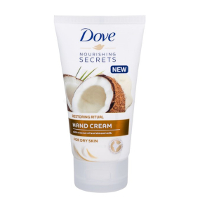 Dove Nourishing Secrets Pečující Rituál Kokos kém na ruce pro suchou pokožku 75 ml