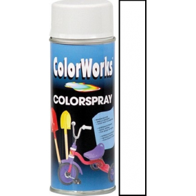 Color Works Colorsprej 918531 bílý matný alkydový lak 400 ml
