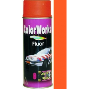 Color Works Fluor 918540 fosforově oranžová nitrocelulózový lak 400 ml