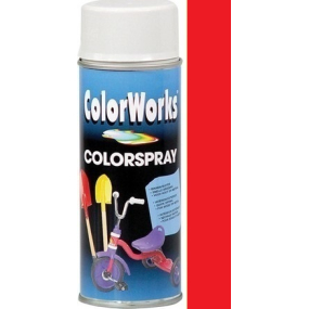 Color Works Colorsprej 918505C ohnivě červený alkydový lak 400 ml
