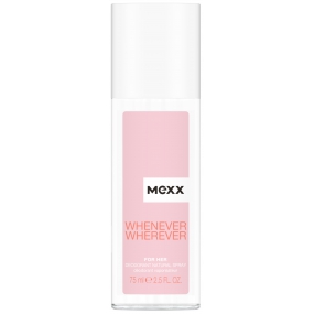 Mexx Whenever Wherever for Her parfémovaný deodorant sklo pro ženy 75 ml
