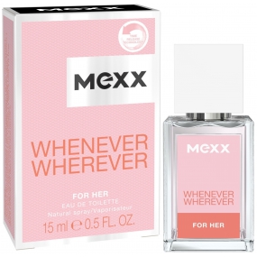Mexx Whenever Wherever for Her toaletní voda pro ženy 15 ml
