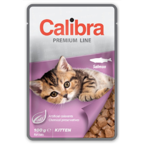 Calibra Premium Losos v omáčce kapsa kompletní krmivo pro koťata 100 g