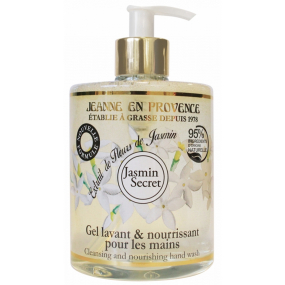 Jeanne en Provence Jasmin Secret - Tajemství Jasmínu mycí gel na ruce dávkovač 500 ml