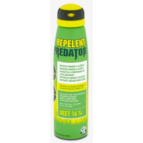 Predator Repelent Deet 16% repelentní sprej odpuzuje komáry a klíšťata 150 ml