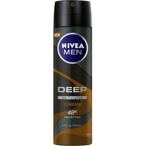 Nivea Men Deep Black Carbon Espresso antiperspirant deodorant sprej 150 ml