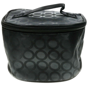 Schwarzkopf kosmetická taška černá s kolečky 21,5 x 13 x 16,5 cm