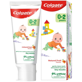 Colgate Kids Natural Fruit 0-2 roky zubní pasta pro děti 50 ml