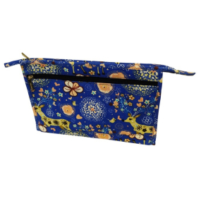 Abella Toaletní kosmetická kabelka 30 x 20,5 x 5,5 cm, vzor modrá NA04