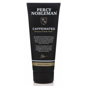 Percy Nobleman 2v1 Kofeinový šampon a mycí gel pro muže 200 ml