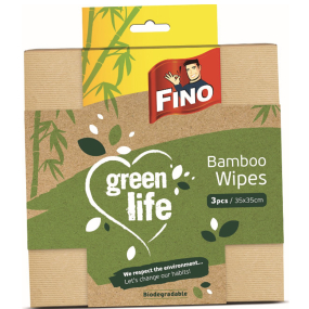 Fino Green Life Hadřík utěrka bambus multifunkční 35 x 35 cm 3 kusy