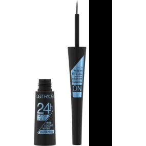 Catrice 24h Brush Liner Waterproof tekuté oční linky 010 Ultra Black Waterproof 3 ml