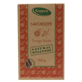 Kappus Natural Wellness Orange & Vanilla certifikované přírodní mýdlo 100 g
