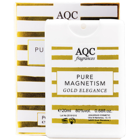 AQC Fragrances Pure Magnetism Gold Elegance toaletní voda pro ženy 20 ml