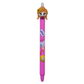 Colorino Gumovatelné pero Disney Emoji růžové, modrá náplň 0,5 mm