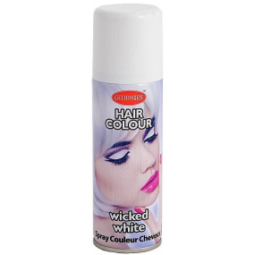 Goodmark Hair Colour Wicked White barevný lak na vlasy Bílý sprej 125 ml