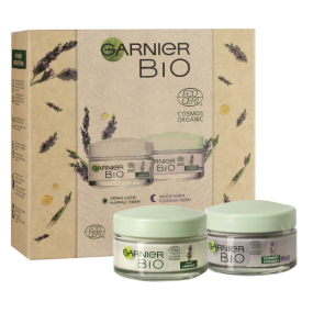 Garnier Bio Lavandin denní krém proti vráskám 50 ml + Bio Lavandin noční krém proti vráskám 50 ml, kosmetická sada