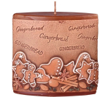 Candles Perník Gingerbread vonná svíčka elipsa 110 x 45 x 110 mm
