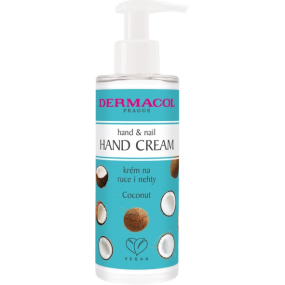 Dermacol Coconut Hand & Nail Hand Cream krém na ruce a nehty 150 ml
