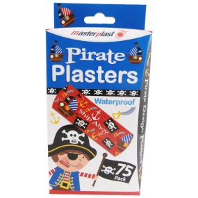 Masterplast Pirát náplast voděodolná pro děti 75 kusů