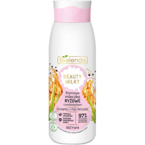 Bielenda Beauty Milky Rýžové mléko s probiotiky vyživující sprchové mléko 400 ml