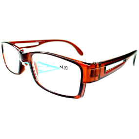Berkeley Čtecí dioptrické brýle +3,5 plast hnědé průhledné 1 kus MC2206