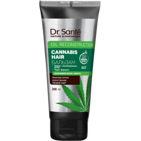 Dr. Santé Cannabis kondicionér pro slabé a poškozené vlasy s konopným olejem 200 ml