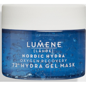Lumene Lähde Nordic Hydra Oxygen Recovery 72H Hydra Gel Mask hydratační a okysličující chladivá gelová maska 150 ml