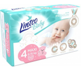 Linteo Baby Premium 4 Maxi 8 - 15 kg jednorázové plenky 50 kusů