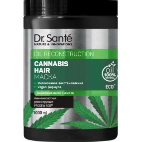 Dr. Santé Cannabis maska pro slabé a poškozené vlasy s konopným olejem 1 l