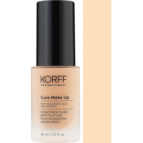 Korff Cure Make Up Fluid Foundation Lifting Effect fluidní liftingový make-up 01 Creamy 30 ml