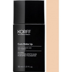 Korff Cure Make Up Invisible Nude Effect Foundation neviditelný make-up 01 Creamy 30 ml