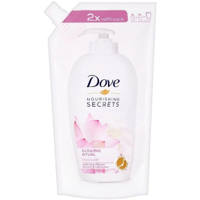 Dove Nourishing Secrets Rozzařující rituál Lotosový květ a rýžová voda tekuté mýdlo náhradní náplň 500 ml