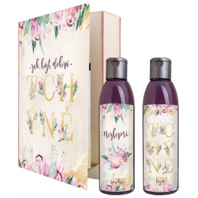 Bohemia Gifts Tchýně sprchový gel 200 ml + šampon na vlasy 200 ml, kniha kosmetická sada