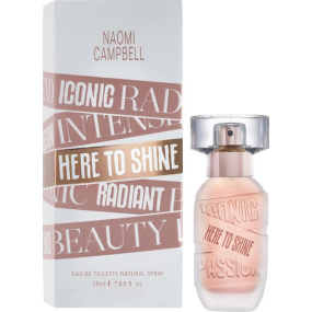 Naomi Campbell Here To Shine toaletní voda pro ženy 15 ml